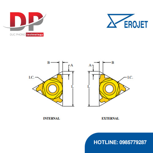 Mảnh cắt ren Erojet BUT575 IR22-K420C