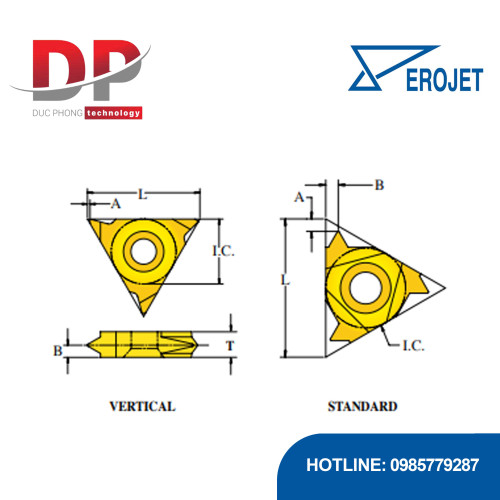 Mảnh dao Erojet G60 IR16-K420C