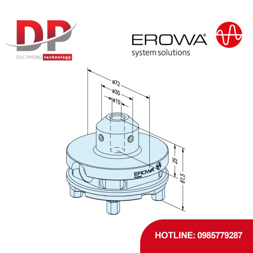 Đế kẹp phôi trống EROWA ER-035114