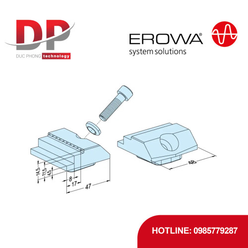 Hàm kẹp tuyến tính EROWA ER-099119