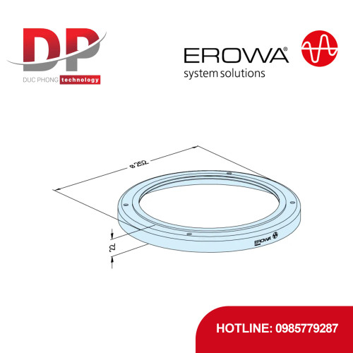 Vòng che EROWA ER-033036 PC 210, bảo vệ bu lông gắn Đầu kẹp