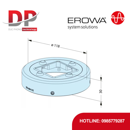 Vòng đệm kín EROWA ER-094152 Sealing Ring ITS 50 C
