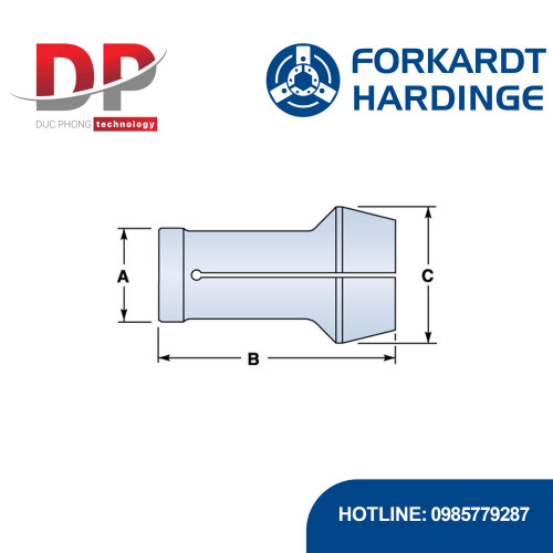 Đầu kẹp 2B Simmons Hex Collet - Forkardthardinge