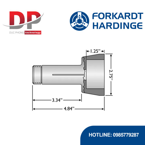 Đầu kẹp 5C 2" Hex Step - Forkardthardinge