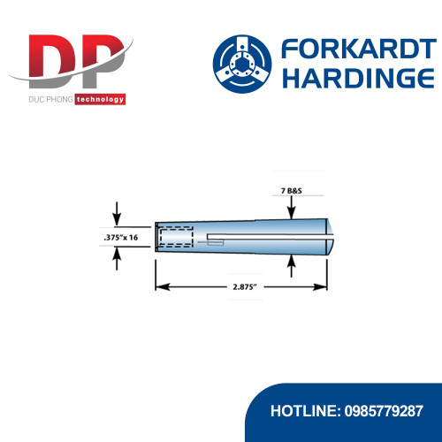 Đầu kẹp 7 Brown & Sharpe Hex Collet - Forkardthardinge