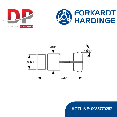 Đầu kẹp SNC15 Hex, Steel, Swiss Guide Bushing - Forkardthardinge