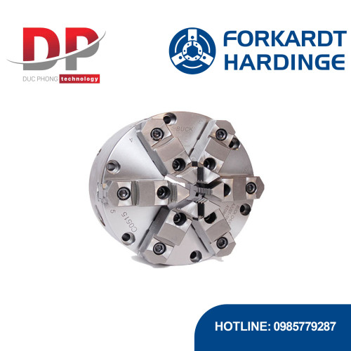 Mâm cặp 6-Jaw, 8" Semi-Steel Scroll Chuck, 2-pc Jaws - Forkardthardinge