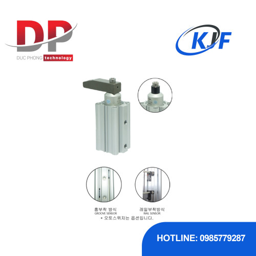 Bộ kẹp xoay cảm biến từ khí nén KJF SDX-AE