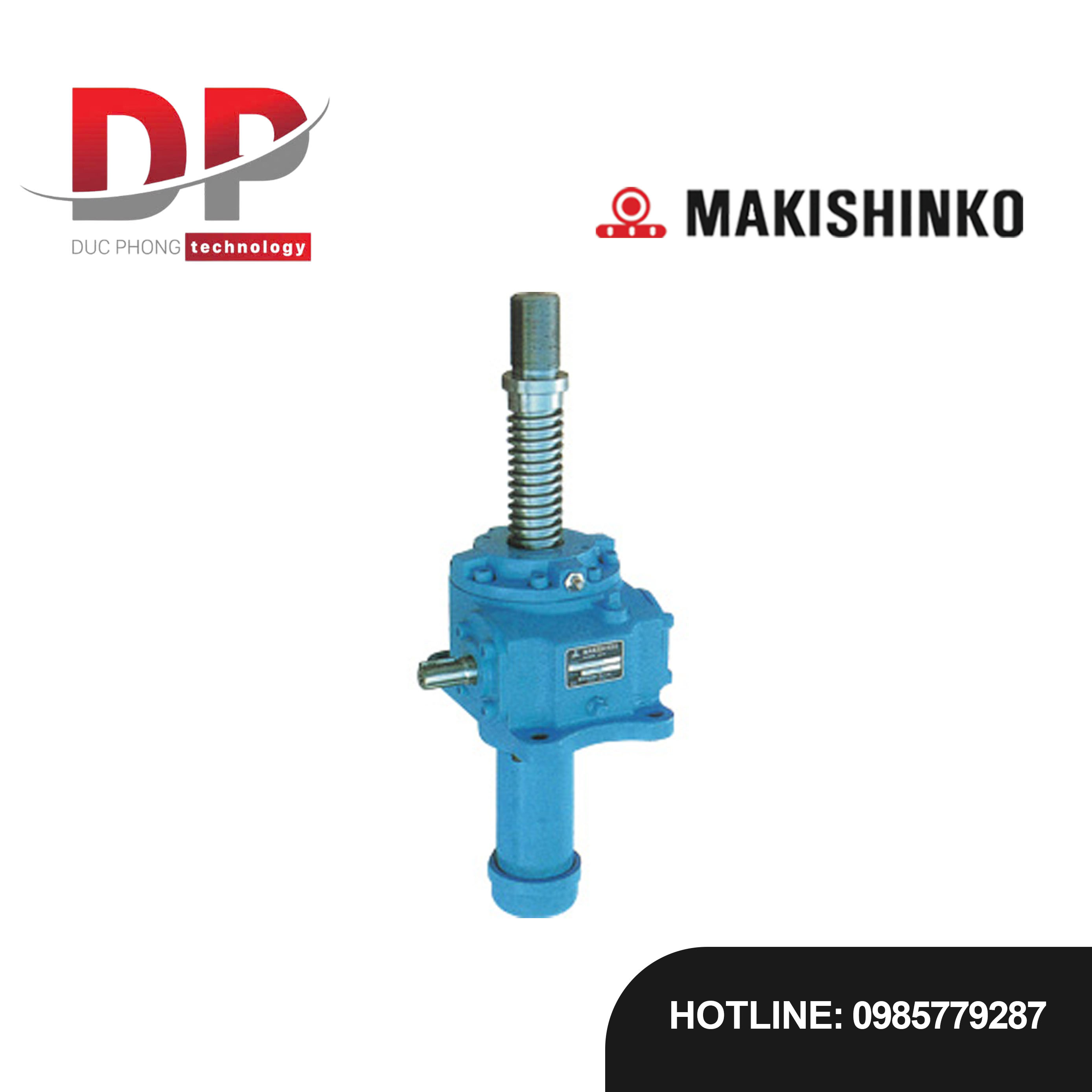 Hộp số Vítme (Ren hình thang) loại tiêu chuẩn Series JA