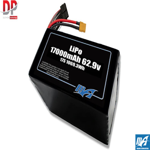 Bộ pin LiPo 17000mAh 17S 62.9v - Maxamps