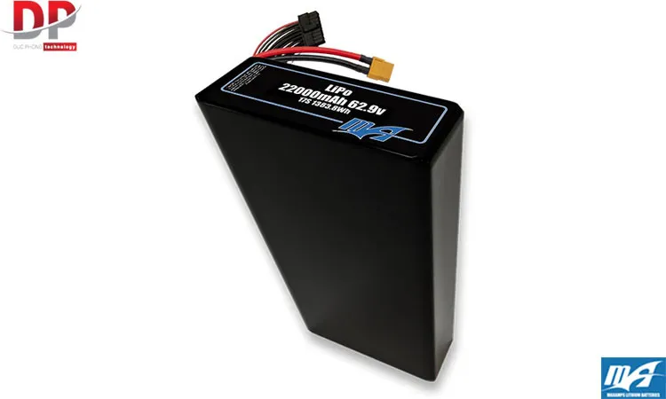 Bộ pin LiPo 22000mAh 17S2P 62.9v - Maxamps