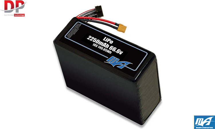 Bộ pin LiPo 2250mAh 18S 66,6v - Maxamps