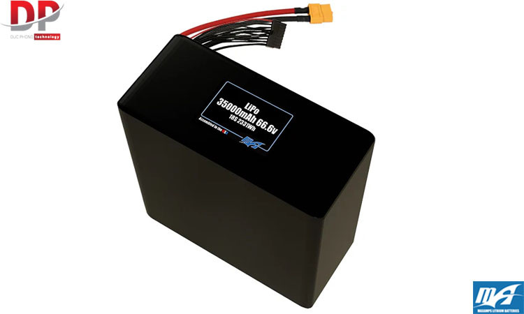 Bộ pin LiPo 35000mAh 18S 66,6v - Maxamps