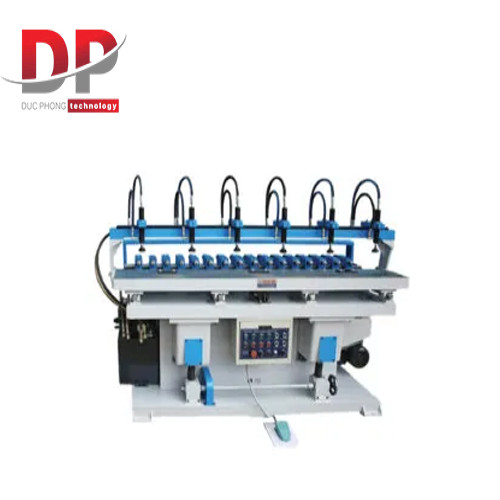 Máy phay mộng gỗ âm 16 đầu Hồng Ký