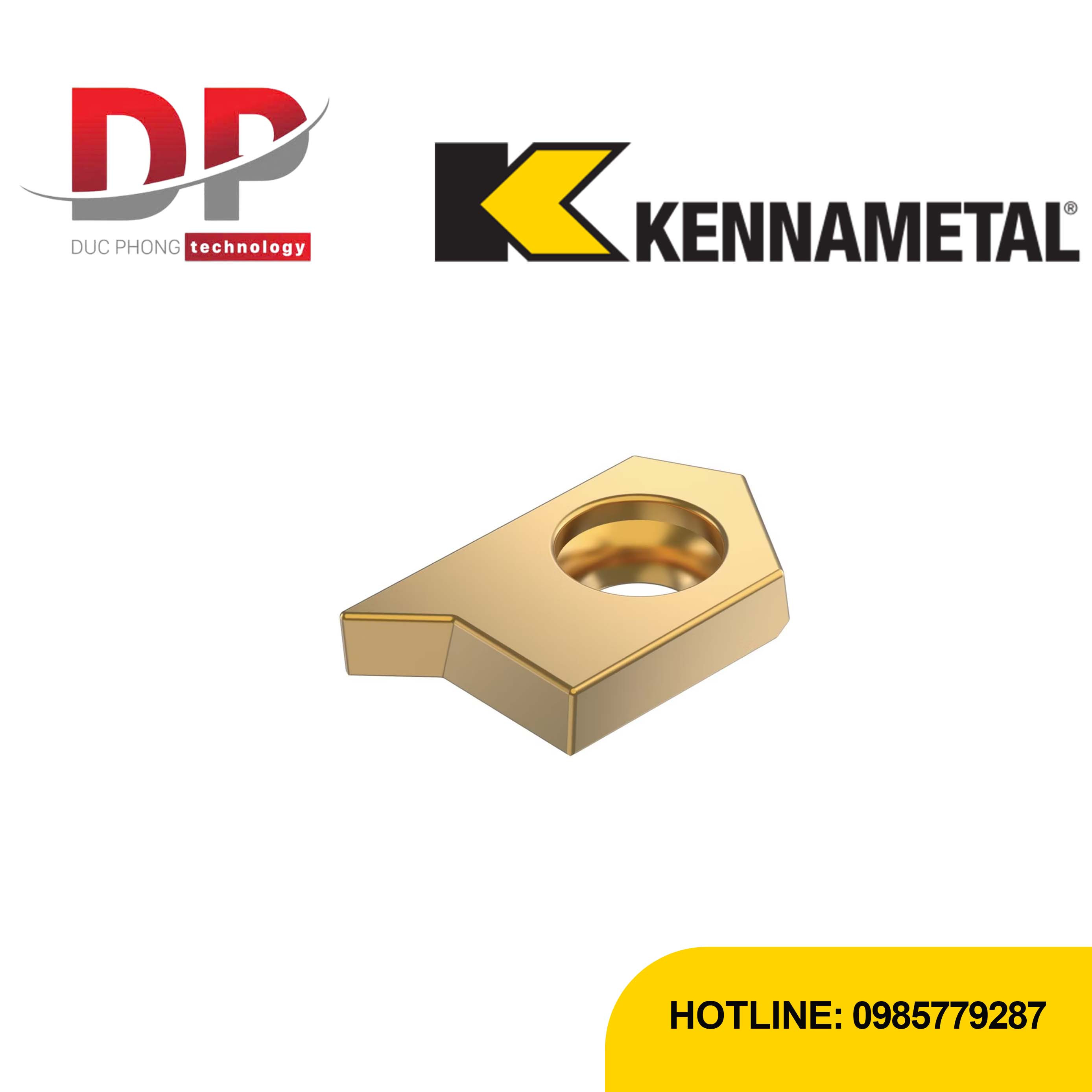 Mảnh dao Kennametal BF System R901 – Góc cắt 45°