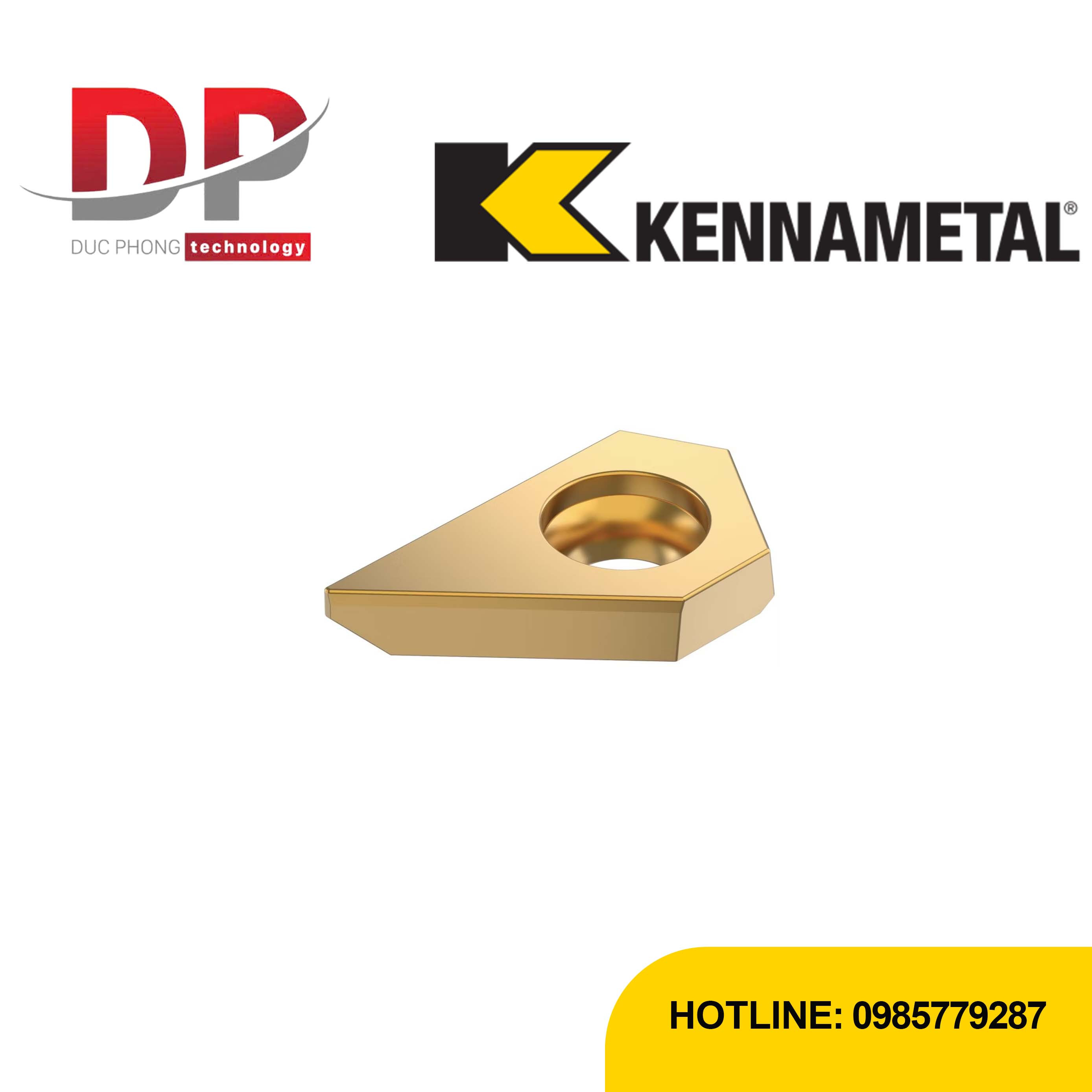 Mảnh dao Kennametal BF System R902 – Góc cắt 45°