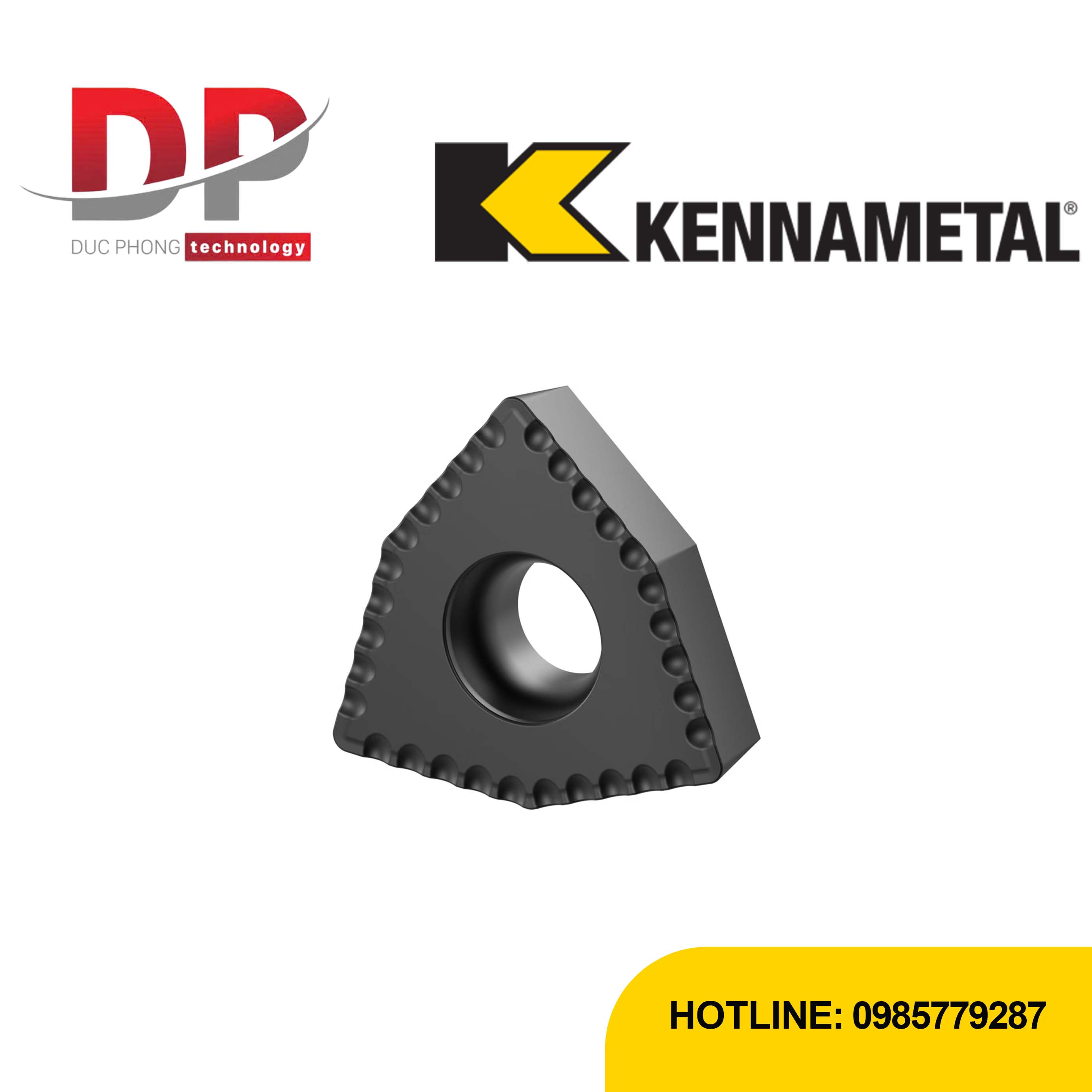 Mảnh dao Kennametal KSEM PLUS - DFT-DS Geometry