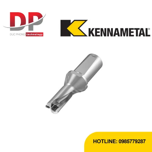 Mũi khoan gắn mảnh Kennametal DFR Whistle Notch WD Shank 2×D – hệ mét