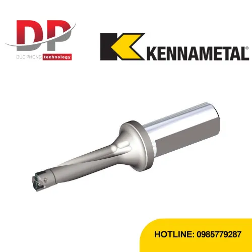 Mũi khoan gắn mảnh Kennametal DFSP Weldon Shank DIN 1835-1 Form B 4×D – hệ mét