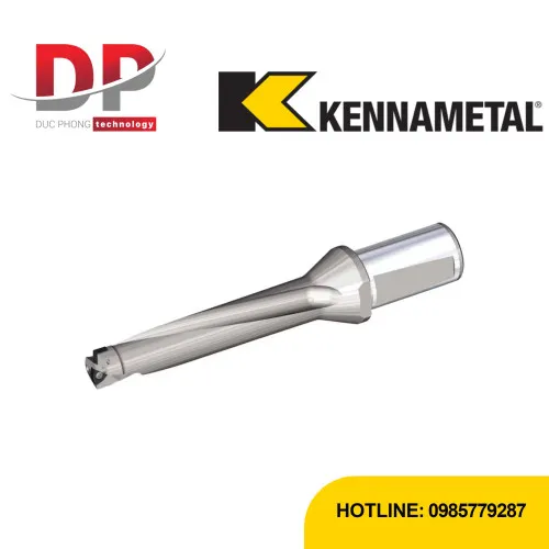 Mũi khoan gắn mảnh Kennametal DFSP Whistle Notch WD Shank 5×D – hệ mét