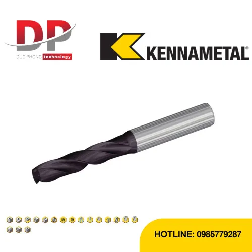 Mũi khoan Kennametal KenDrill™ FBL 3×D – Làm mát trong – hệ mét