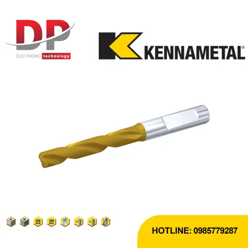 Mũi khoan Kennametal GOdrill™ 3xD – Làm mát trong – hệ mét