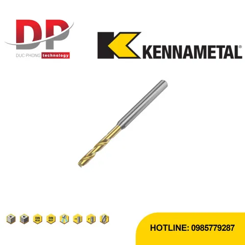 Mũi khoan Kennametal GOdrill TM-8xD – hệ mét