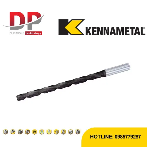 Mũi khoan Kennametal KenDrill™ HP 12×D – Làm mát trong – hệ mét