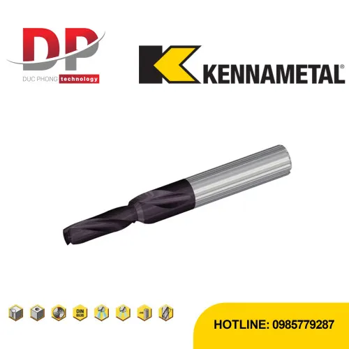 Mũi khoan Kennametal KenDrill™ HP Long – Làm mát trong – hệ mét