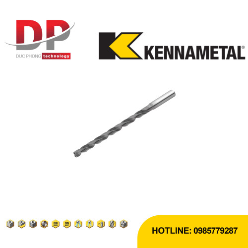 Mũi khoan Kennametal Kenna Universal™ 12×D – Làm mát trong – hệ mét