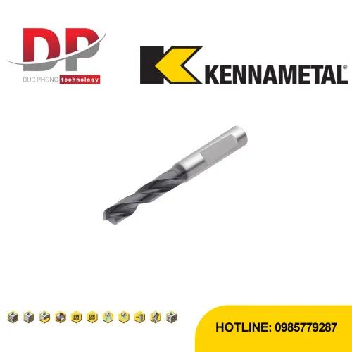 Mũi khoan Kennametal Kenna Universal™ 3×D – Làm mát trong – hệ mét