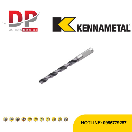 Mũi khoan Kennametal Kenna Universal™ 8×D – Làm mát trong – hệ mét