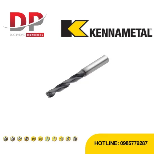 Mũi khoan Kennametal Kenna Universal™ TM-5×D – Làm mát trong – hệ mét