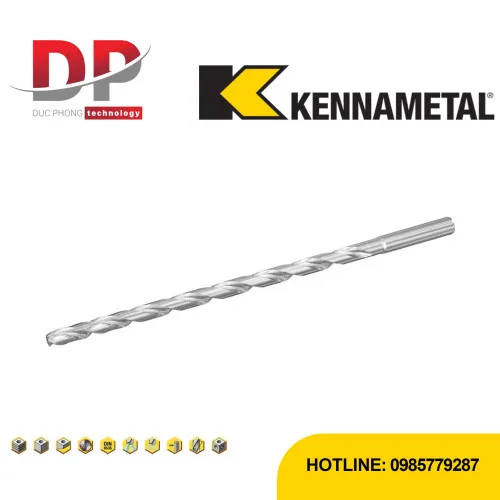 Mũi khoan Kennametal KenDrill™ SGL 20×D – Làm mát trong – hệ mét