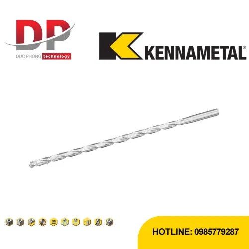 Mũi khoan Kennametal KenDrill™ SGL 25×D – Làm mát trong – hệ mét