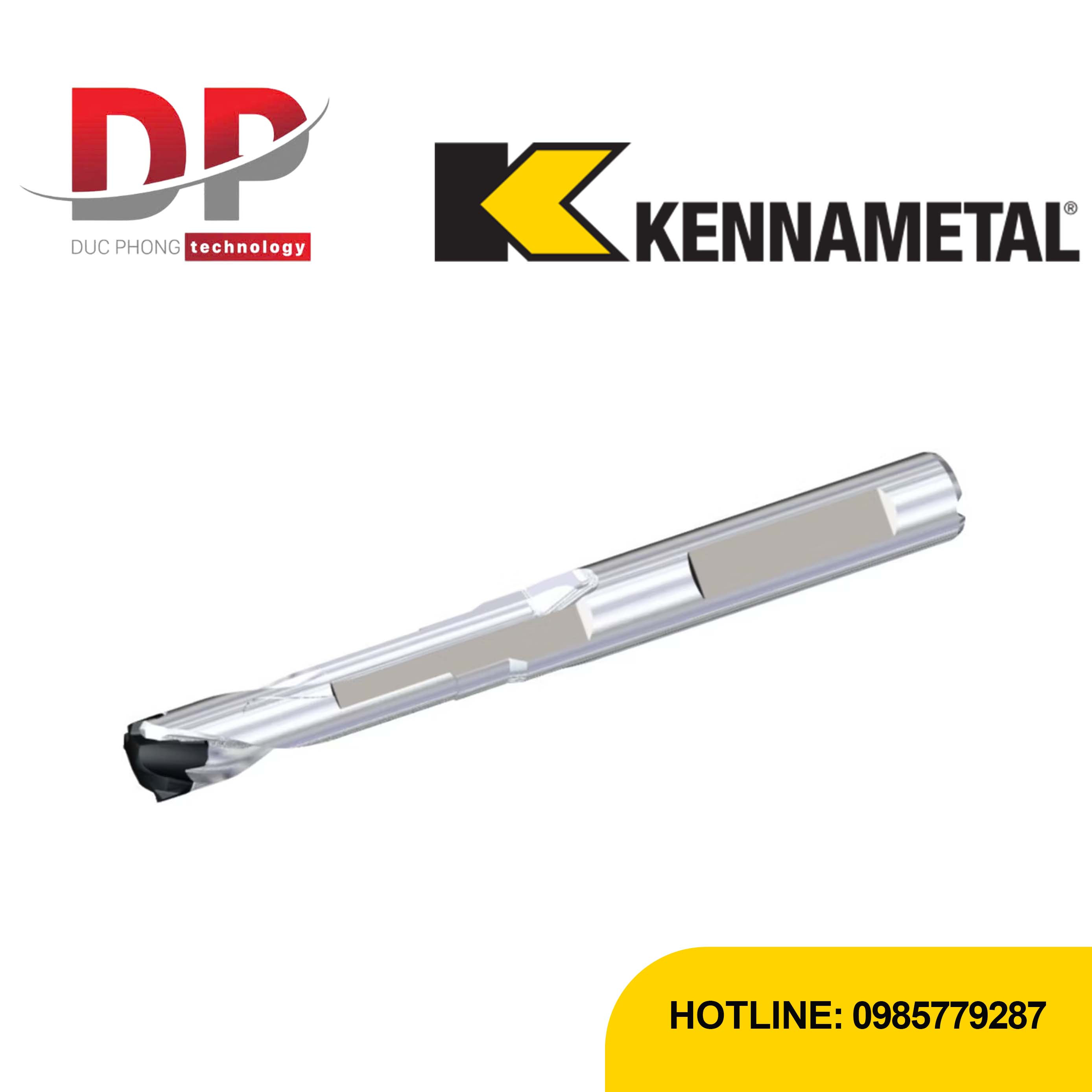 Thân mũi khoan đa năng Kennametal BF System dùng cho KenTIP™ BF – Chiều sâu 4x D