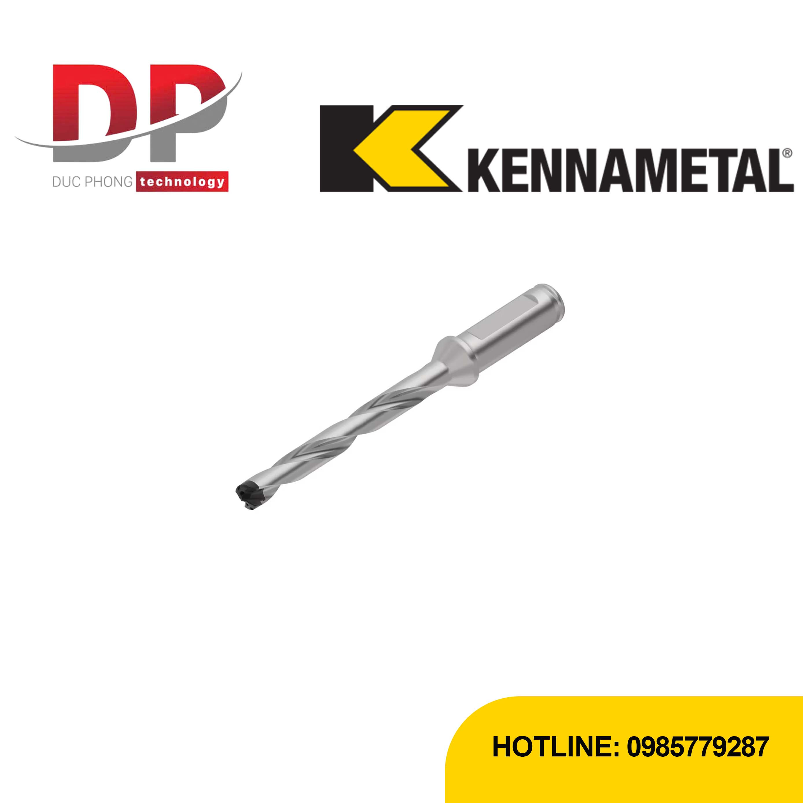 Thân mũi khoan Kennametal KenTIP™ FS - 8 x D SCF Shank