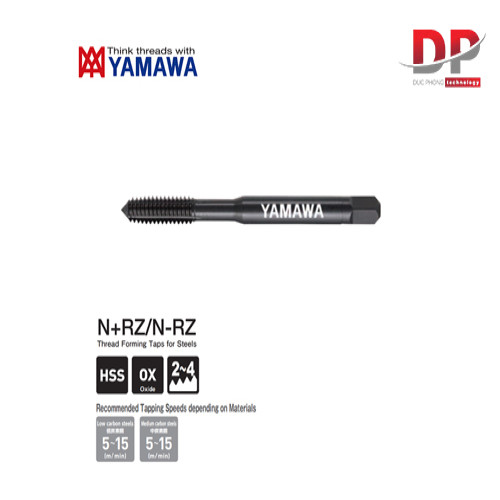 Mũi Taro Nén Chạy Thép Ren UNF Lỗ Thông Bít N-RZ Yamawa