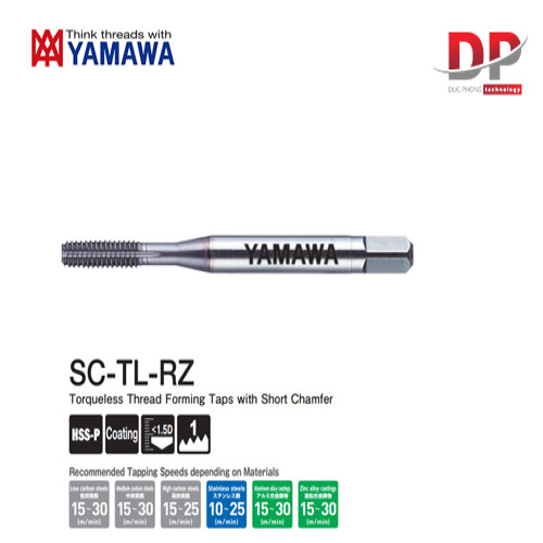 Mũi Taro Nén Đầu Bằng SC-TL-RZ Yamawa