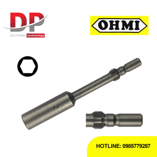 Đầu bắn bu lông lục giác OHMI VH-5B H5.5x150 Nhật Bản
