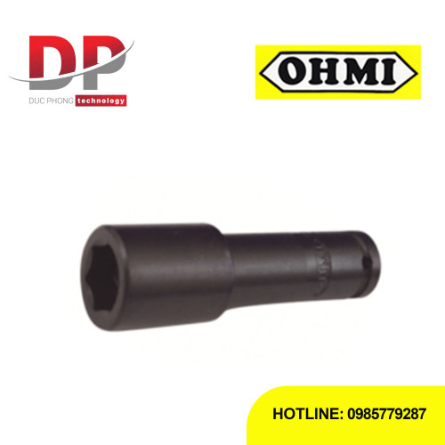 Đầu tuýp Impact dài Ohmi OS-3B H10x75 DE 3/8 inch