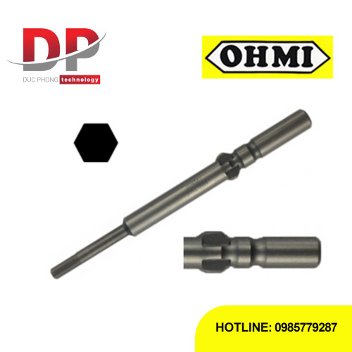 Đầu vặn vít lục giác Ohmi VH-5X H2.5x5x70(3×20)