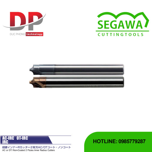 Dao cắt bán kính trong AC-IRC, OT-IRC và IRC Carbide 2 me - Segawa