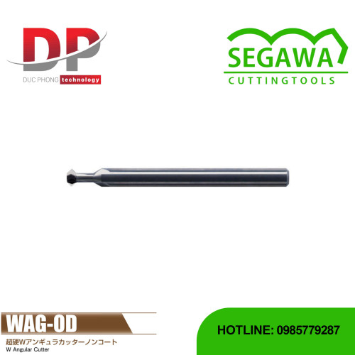 Dao phay góc W WAG-OD Carbide 4-6 me - Segawa