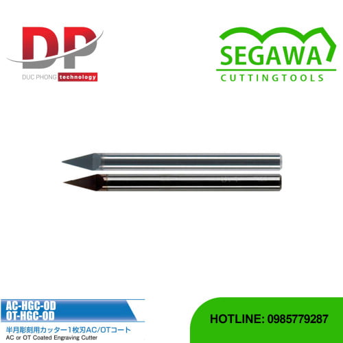 Dao phay khắc AC-HGC-OD và OT-HGC-OD Carbide 1 me - Segawa