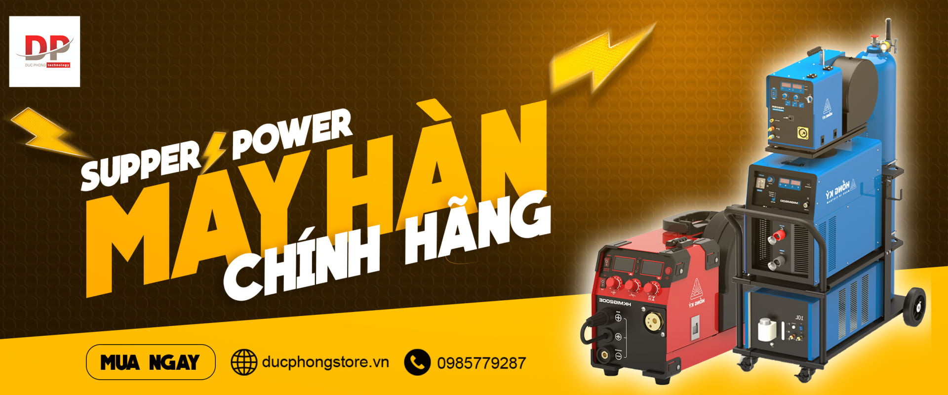 Thiết bị cơ khí Đức Phong cung cấp máy hàn chính hãng