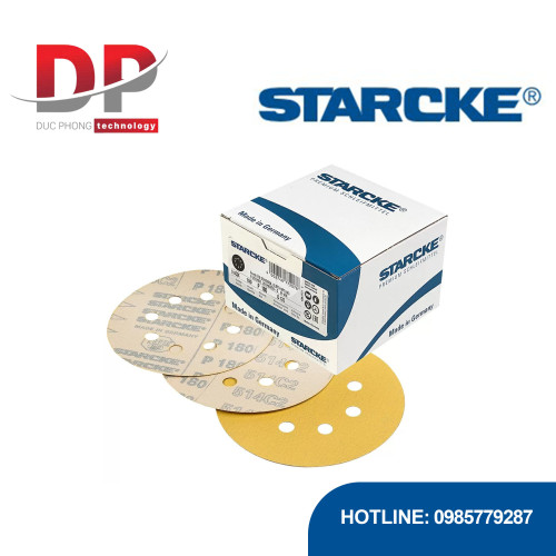Nhám đĩa giấy vàng starcke 514dk c2k – nhôm oxit (lông)