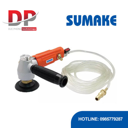 Máy chà nhám hơi đá ướt 3 inch, có ống cấp nước, Sumake ST-77492