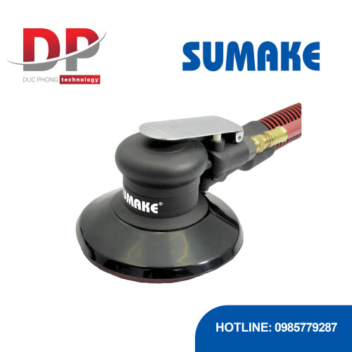 Máy chà nhám hơi quỹ đạo, hút bụi tự sinh, đế 6 inch, Sumake OSG-60V