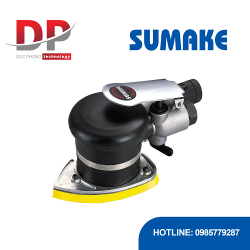 Máy chà nhám hơi quỹ đạo tam giác, đệm móc 5 inch, Sumake ST-7114NC